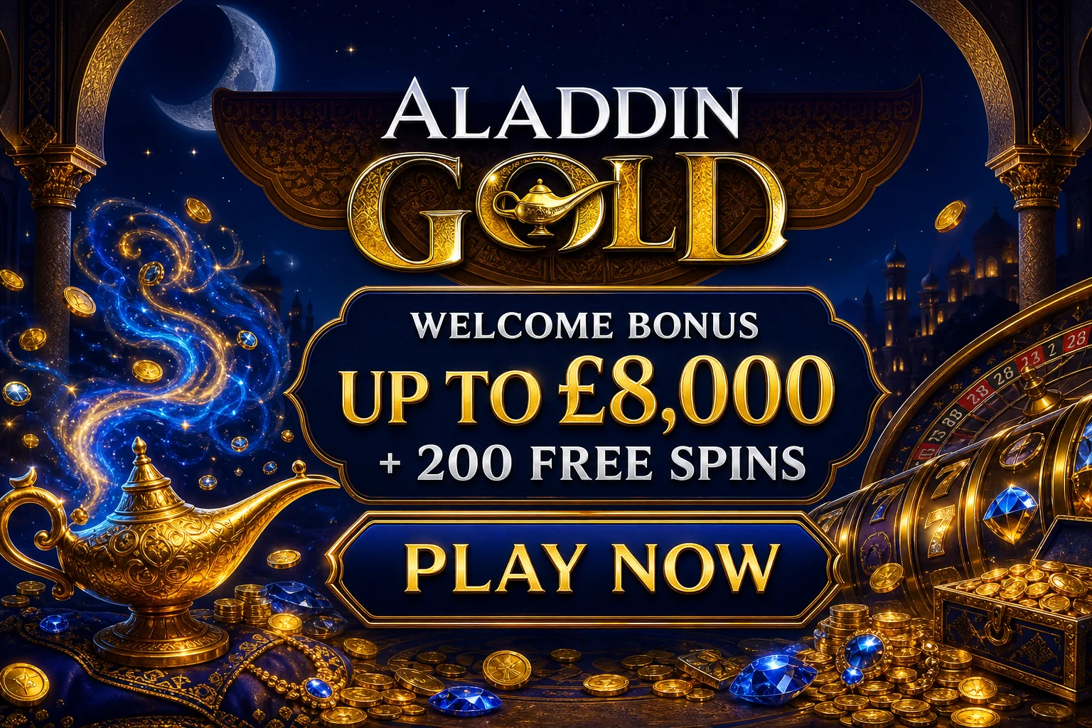 Aladdin Gold casino promotion